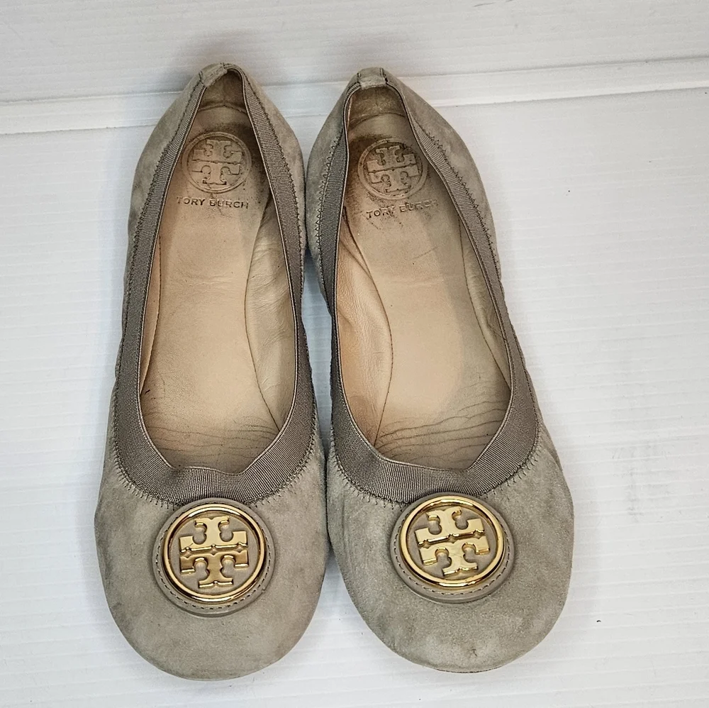 Tory Burch Caroline 2 Ballet Flats Size 10